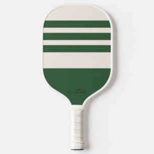 Raquette De Pickleball Green Court Stripe Collection Pickleball Paddle