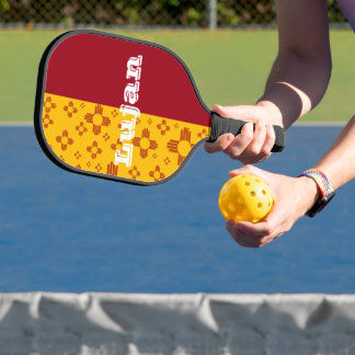 Raquette De Pickleball Grilles verticales Zia Soleil Rouge Jaune Nouveau-