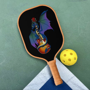 Raquette De Pickleball Guitare à explosion solaire Blue Dragon