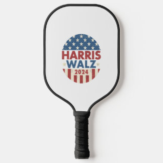 RAQUETTE DE PICKLEBALL HARRIS WALZ 24 DÉMOCRATIE 2024