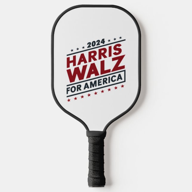 Raquette De Pickleball harris walz pour l'amérique (Recto)