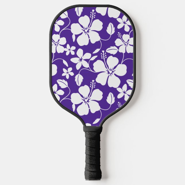 RAQUETTE DE PICKLEBALL HAWAIIAN HULA (HIBISCUS) PURPLE (Recto)
