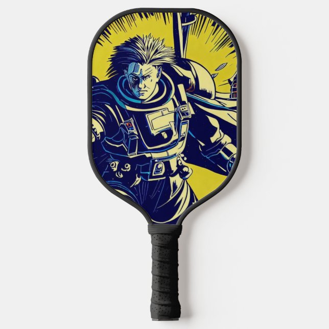 Raquette De Pickleball Héros de l'Anime SF - Coupe de bois (1) (Recto)