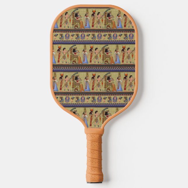 Raquette De Pickleball Hiéroglyphes égyptiens Imprimer (Recto)