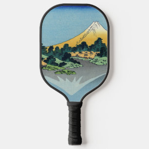 Raquette De Pickleball Hokusai - Le Mont Fuji reflète le lac Kawaguchi