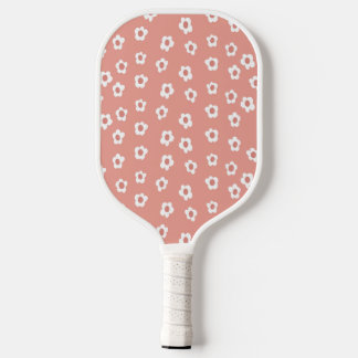 Raquette De Pickleball Horloge murale florale