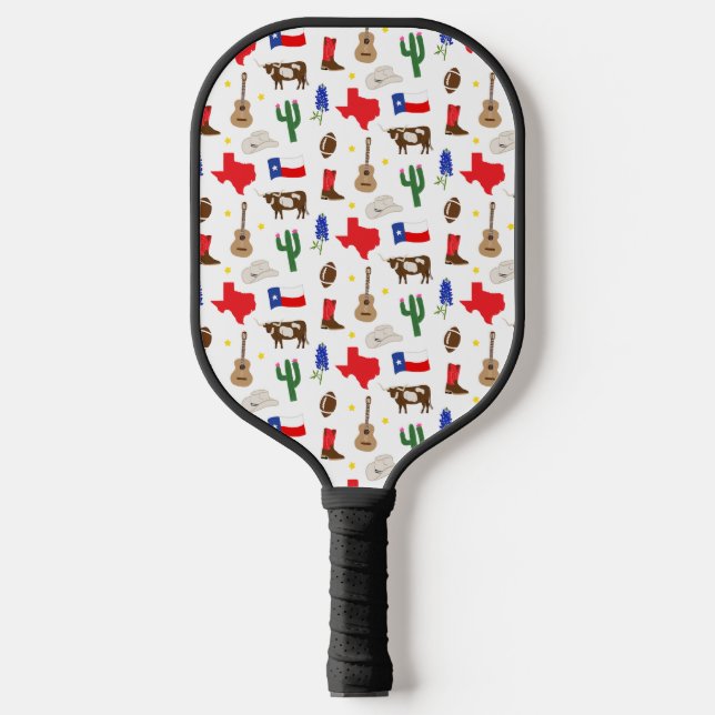Raquette De Pickleball Icônes du Texas (Recto)