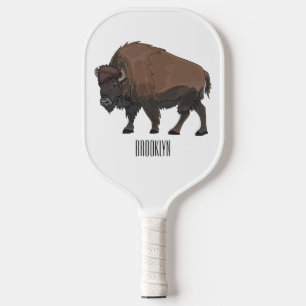 Raquette De Pickleball Illustration de bison
