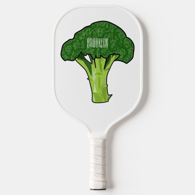 Raquette De Pickleball Illustration de Broccoli (Recto)