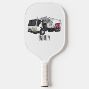 Raquette De Pickleball Illustration de camion à ordures