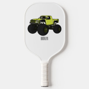 Raquette De Pickleball Illustration de camion monstre