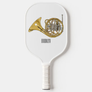 Raquette De Pickleball Illustration de corne française