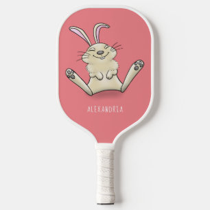 Raquette De Pickleball Illustration de dessin de lapin lapin mou