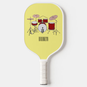 Raquette De Pickleball Illustration de kit de batterie