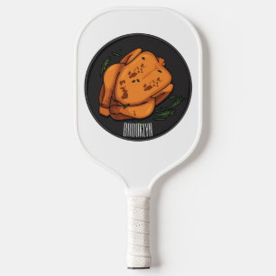 Raquette De Pickleball Illustration de poulet rôti