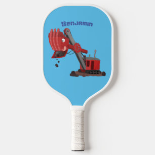 Raquette De Pickleball Illustration d'une pelle à vapeur rouge mou