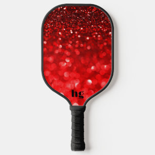 Raquette De Pickleball Image de texture de parties scintillant rouge rubi