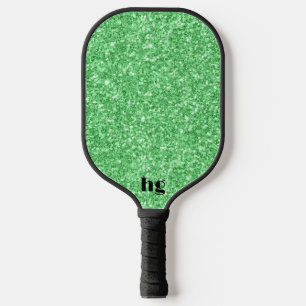 Raquette De Pickleball Image texture parties scintillant verte