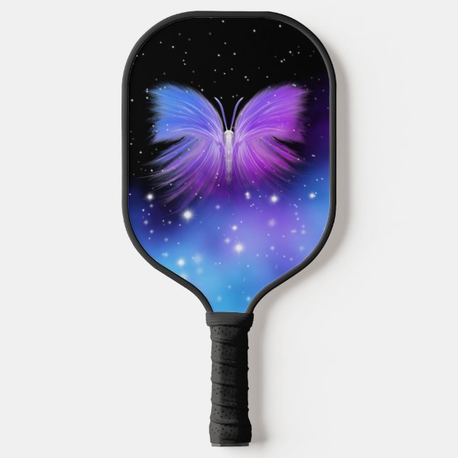 Raquette De Pickleball Imaginaire spatial Papillon cosmique (Recto)