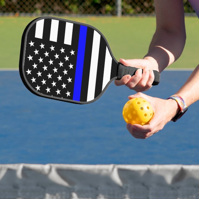 Raquette De Pickleball Indicateur de la ligne bleue mince (États-Unis) (Insitu)