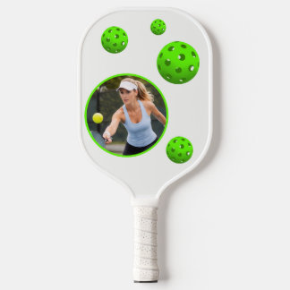 Raquette de Pickleball Initiale Nom Photo Moderne