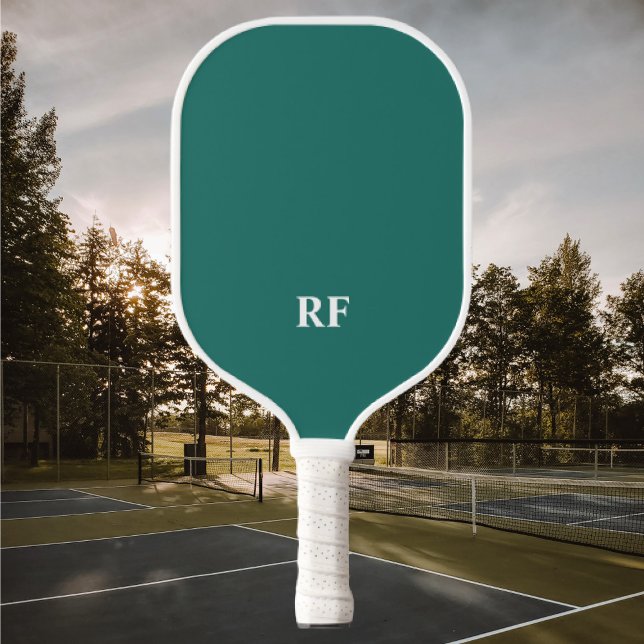 Raquette De Pickleball Initiales simples (Créateur téléchargé)