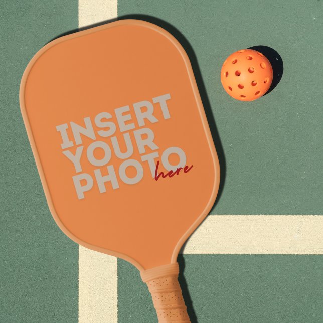 Raquette De Pickleball Insérez votre cadeau photo unique personnalisé (Personalized Pickleball Paddle With Photo Space Insert your Photo Here Unique Gift  )