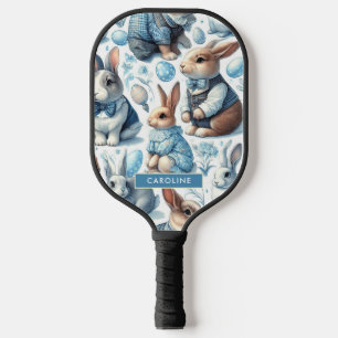 Raquette De Pickleball Joli lapin Vintage sans couture