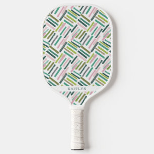Raquette De Pickleball Joli Motif de pinceau moderne
