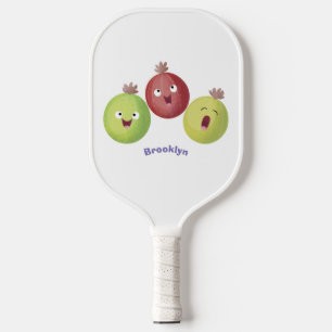Raquette De Pickleball Joli trio gooseberry chantant dessin animé