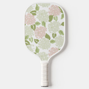 Raquette De Pickleball Jolie femme hydrangée florale