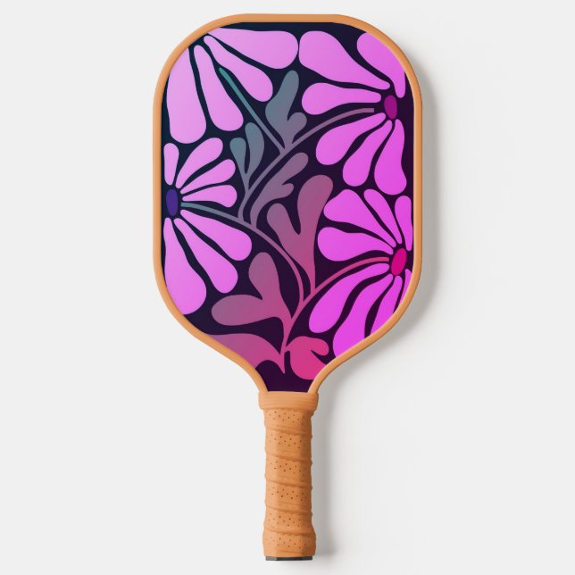 Raquette De Pickleball Jolie pagaie à boule de pickle violet (Recto)