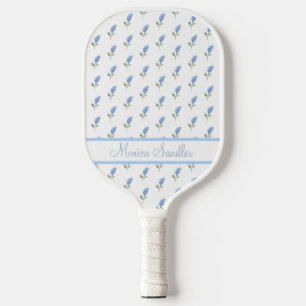 Raquette De Pickleball Jolie Petites Bluebonnets Fleurs Dames Fille