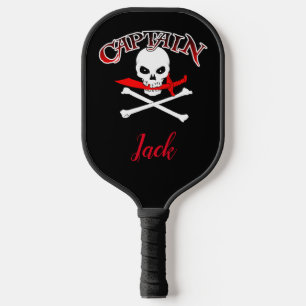 Raquette De Pickleball Jolly roger personnalisé (Cutlass)