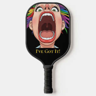 Raquette De Pickleball Joueur de basket-ball Black Big Mouth