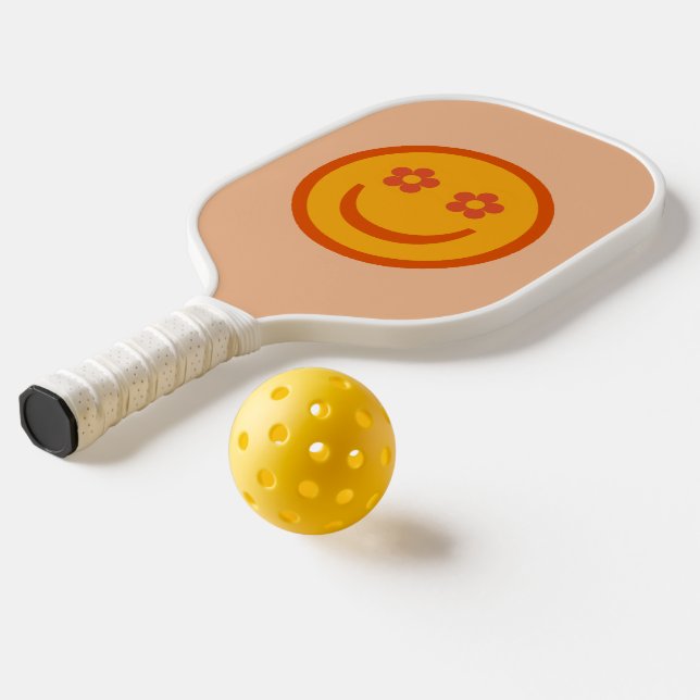 Raquette De Pickleball Joyeux oeil de fleur Pickleball visage Paddle (Mise en page 2)