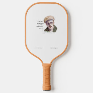 Raquette De Pickleball Kerr/London James Joyce & Citation "Dieu a parlé"