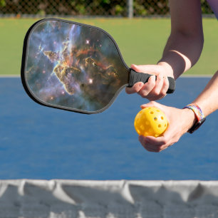 Raquette De Pickleball La montagne mystique en Carina Nebula Espace Hubbl