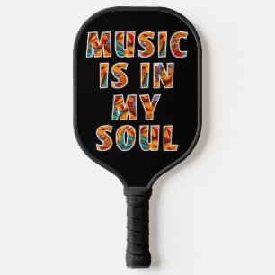 Raquette De Pickleball La musique est dans My Soul Graffiti