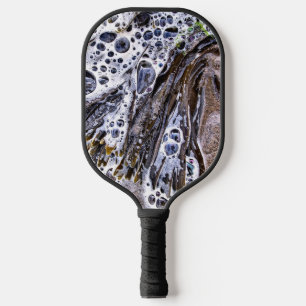 RAQUETTE DE PICKLEBALL LA PLAGE, ALGUES, EAU ET SABLE