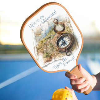 Raquette De Pickleball La vie est une aventure recto verso