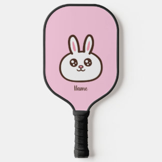 Raquette de pickleball lapin de dessin animé