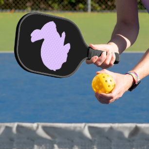 Raquette De Pickleball Lapin Lapin Polka Dot Violet