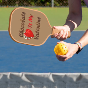 Raquette De Pickleball Le chocolat est ma Saint Valentin