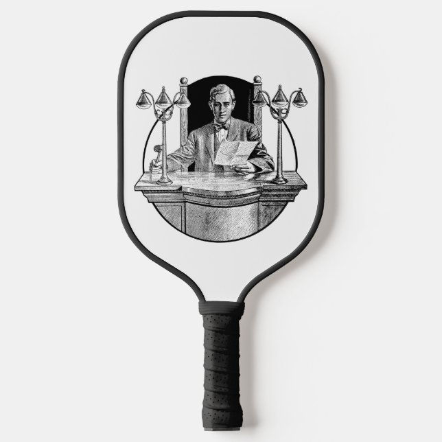 Raquette De Pickleball Le Juge sur le banc (Recto)