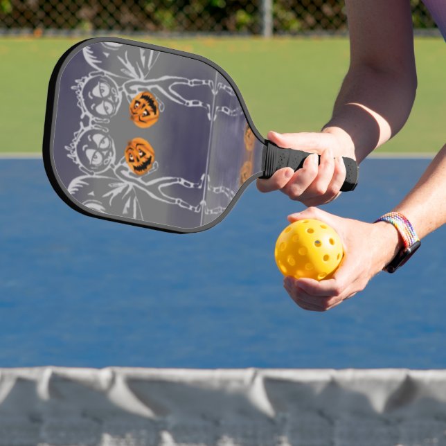 Raquette De Pickleball Les Fées citrouilles Se Amusent À Halloween (Insitu)