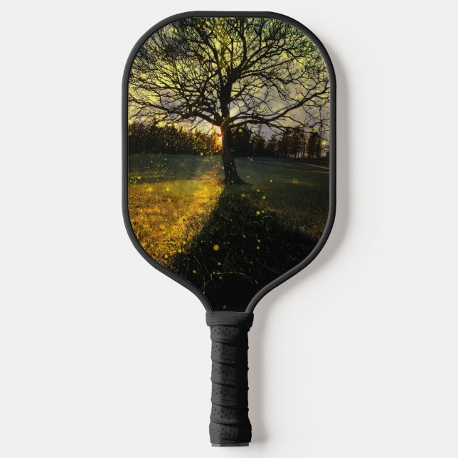 Raquette De Pickleball Les lucioles magiques paysage onirique (Recto)