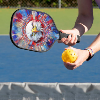 Raquette De Pickleball L'Esprit de 1776, 2026 L'aigle rouge de feu d'Amér