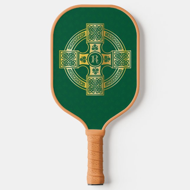 Raquette De Pickleball LETTRE Céleste ROBE ROTINE R MONogramme (Recto)
