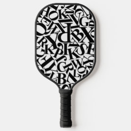 Raquette De Pickleball Lettres alphabétiques